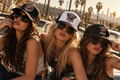 TEENAGE DINOSAUR PREMIUM BLACK & WHITE DOME TRUCKER HATS